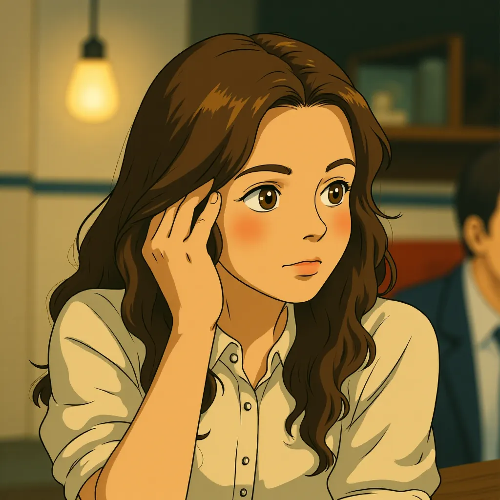 Rebecca Hall in The Town (2010) - Anime style