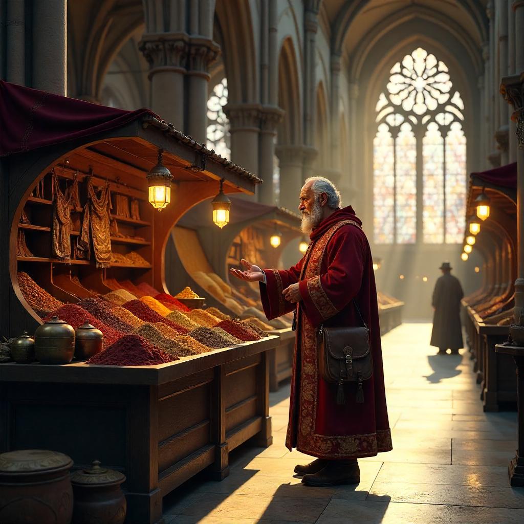 Inside the Cathedral: A 3D Merchant Render