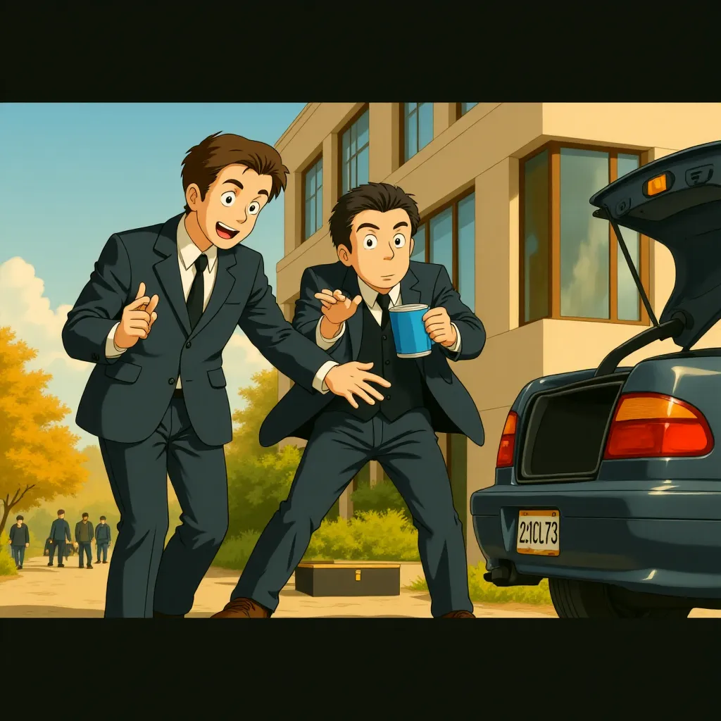 Oliver Platt and Jake Gyllenhaal in Love & Other Drugs (2010) - Anime style