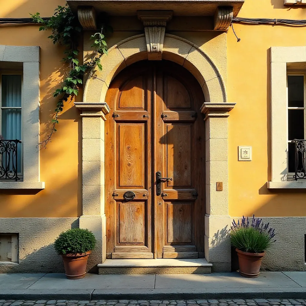 Rustic Doorway in Aix-en-Provence