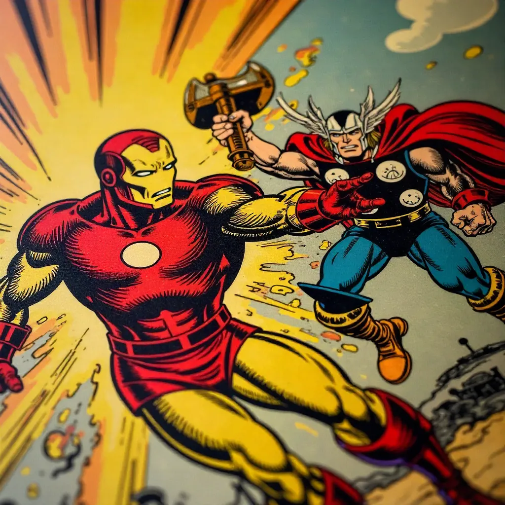 Close-Up: Vintage Iron Man and Thor Comics