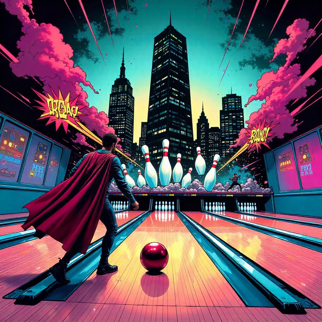 Skyscraper Hero Rises in a Bowling Alley
