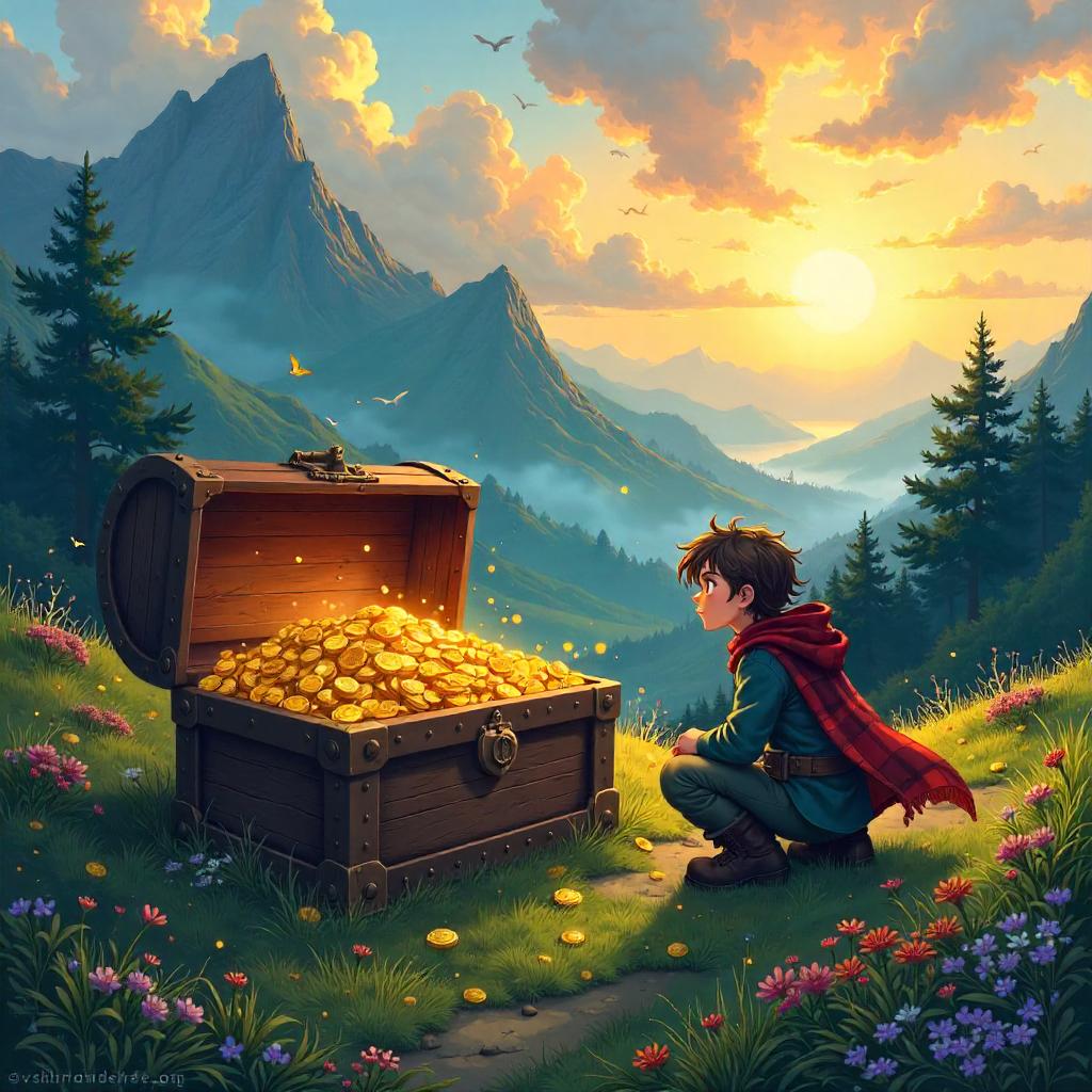 Anime Highland Treasure Chest in Misty Moorlands