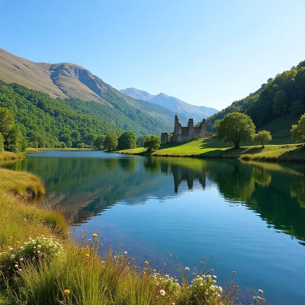 Tranquil Glendalough Lake View for Nature Lovers