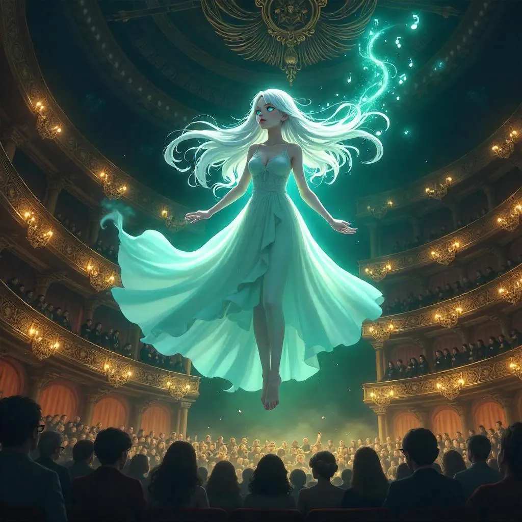 An Anime Banshee in a Grand Concert Hall