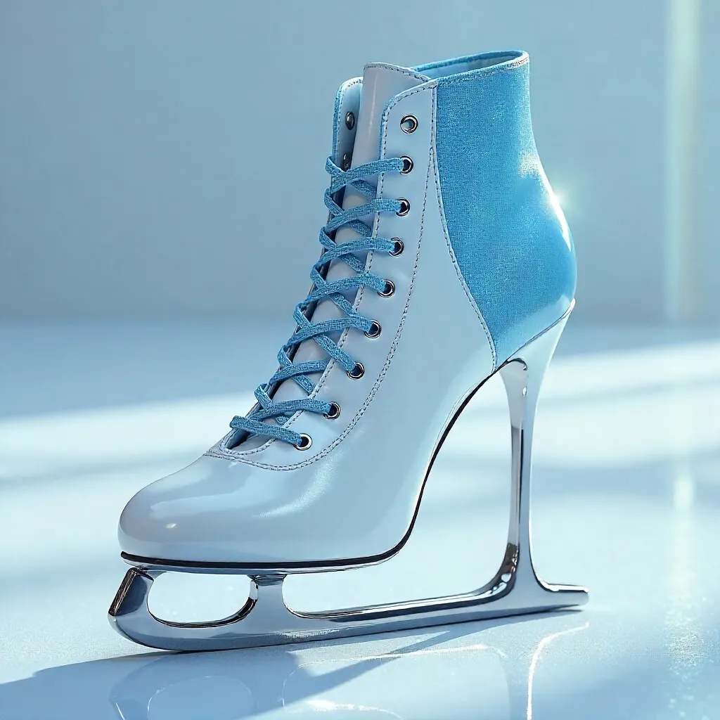 Ice Skate-Inspired High Heel Fusion