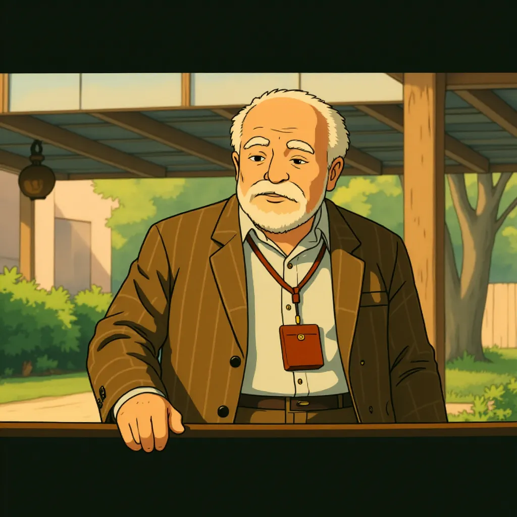 Stephen McKinley Henderson in Civil War (2024) - Ghibli style