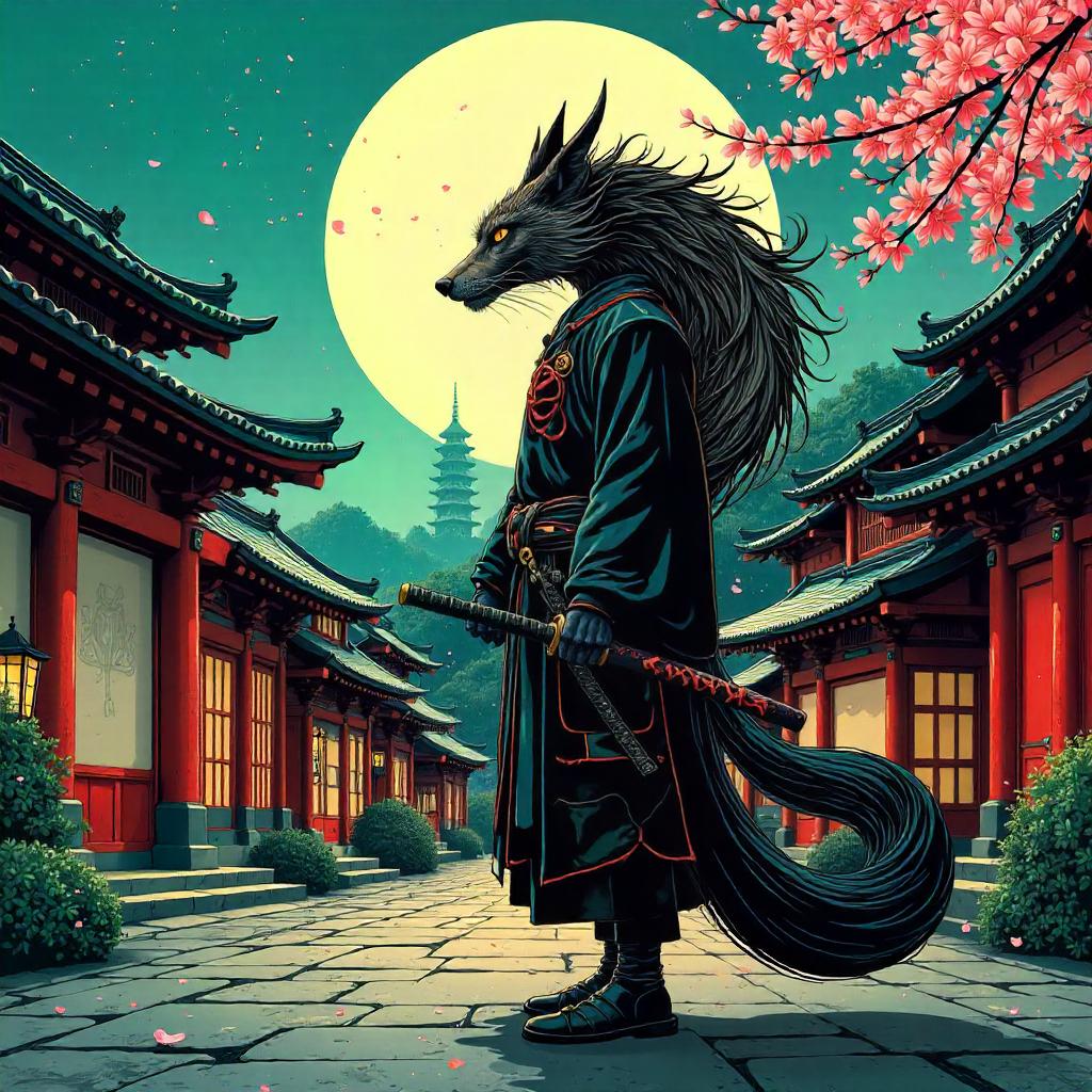 Shapeshifter Warrior in Edo-Period Japan