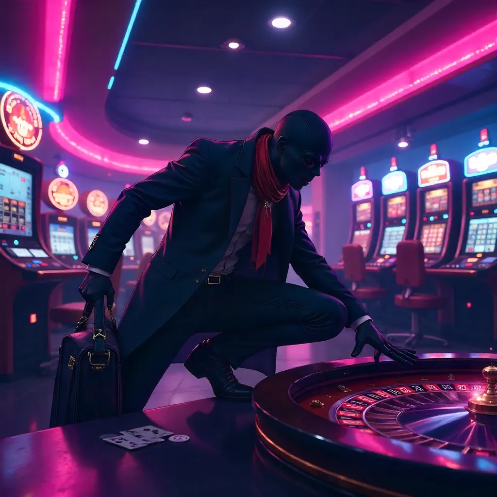 Neon Heist: Anime Thief in a Casino