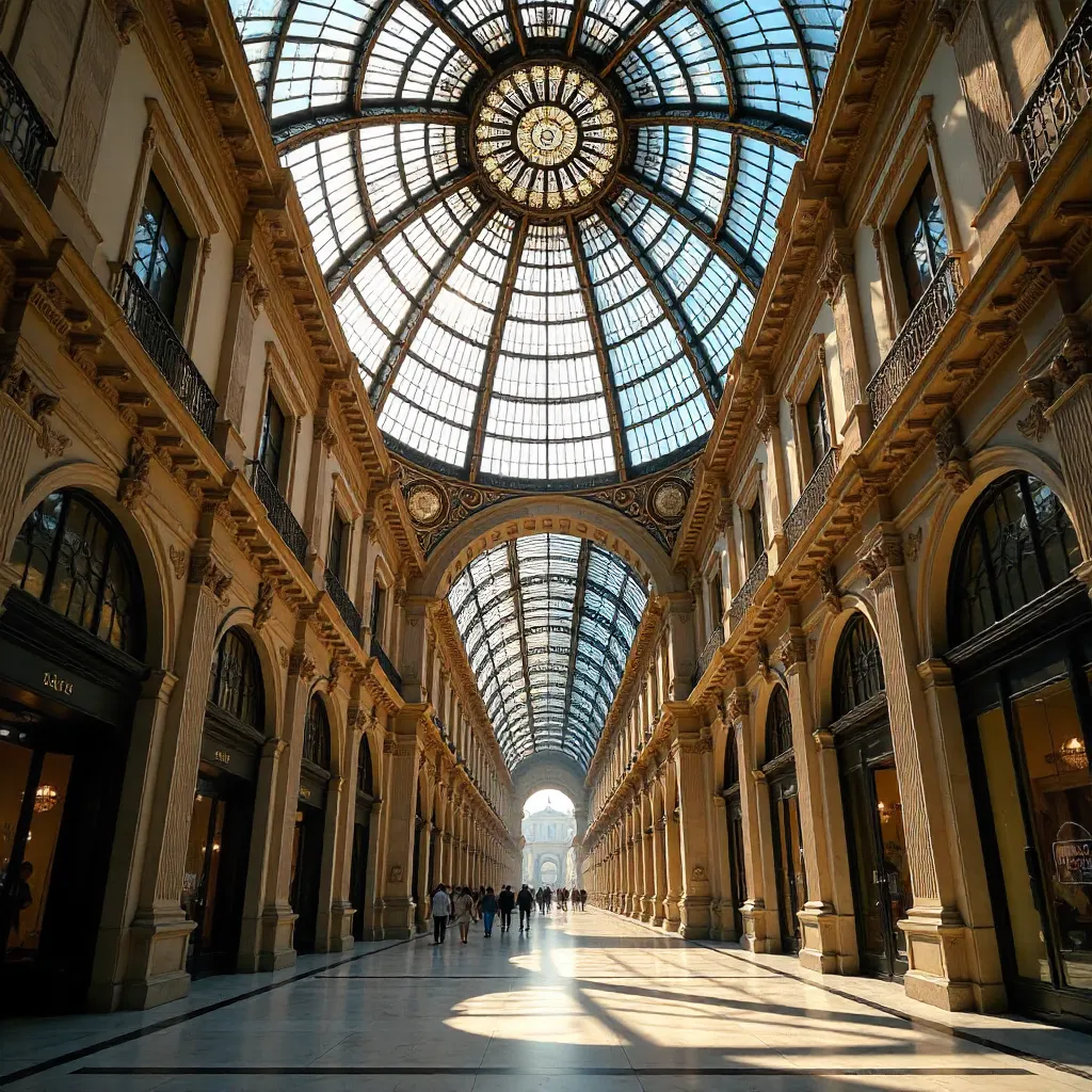Captivating Glass Dome of Galleria Umberto I, Naples