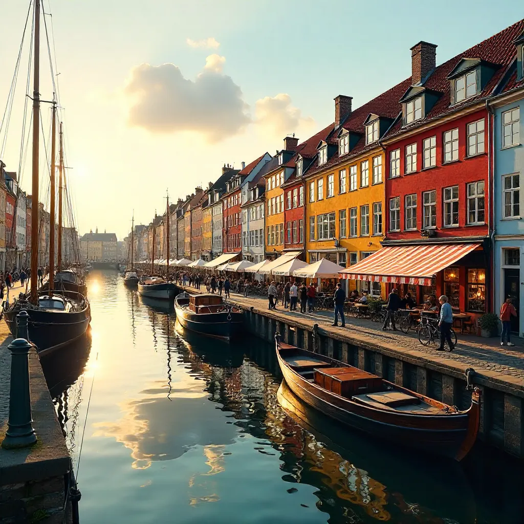 Vibrant Nyhavn: Colorful Historic Canal Facades