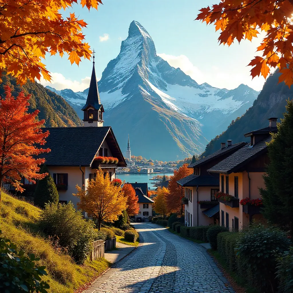 Autumn Majesty: Matterhorn over Zermatt