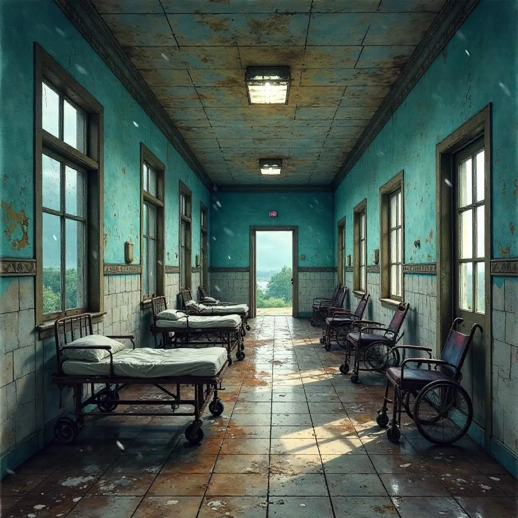 Whispers of the Hurricane in an Abandoned Asylum