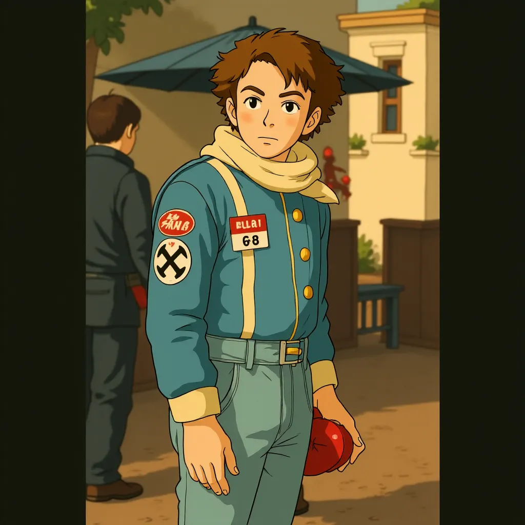 Daniel Brühl in Rush (2013) - Anime style