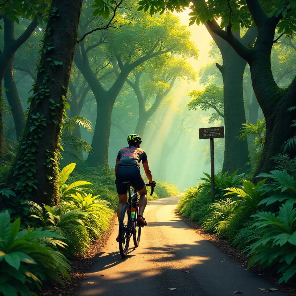Serene Forest Cycling Escape in Singapore