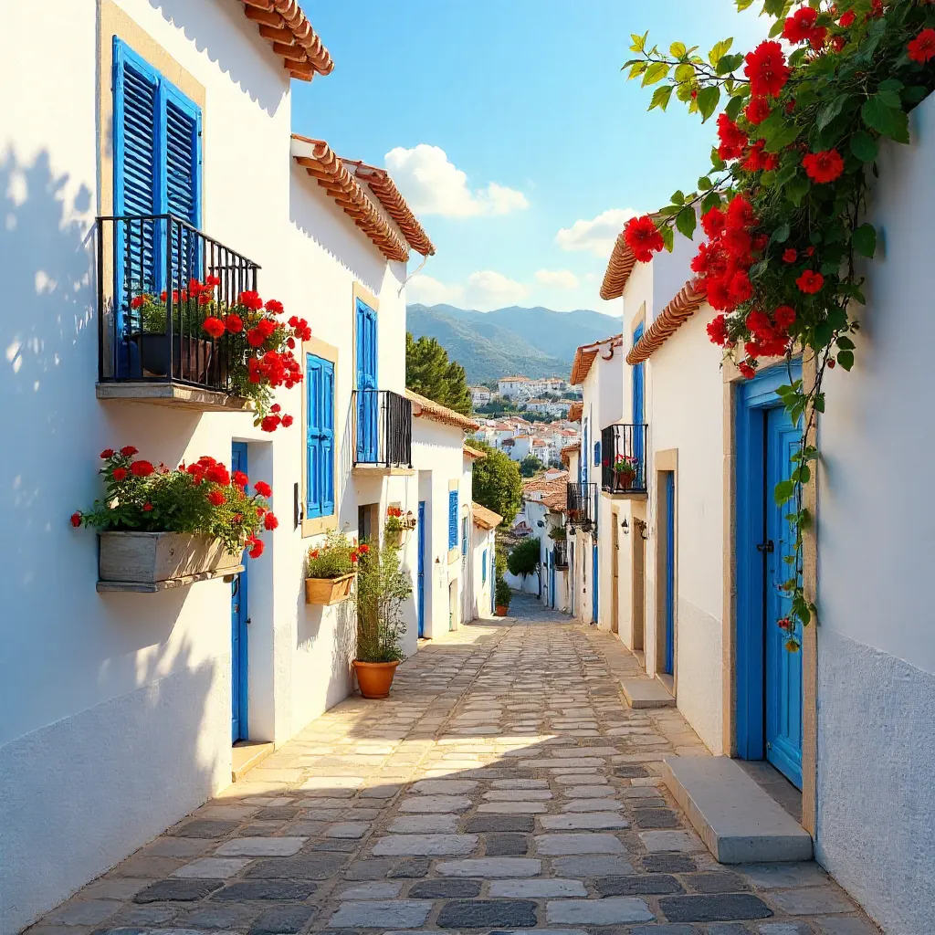 Frigiliana Whitewashed Alleys in Andalusia