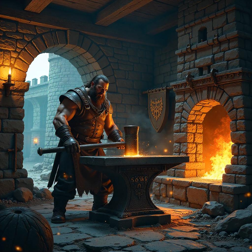 Fortress Blacksmith: Concept Art at the Forge