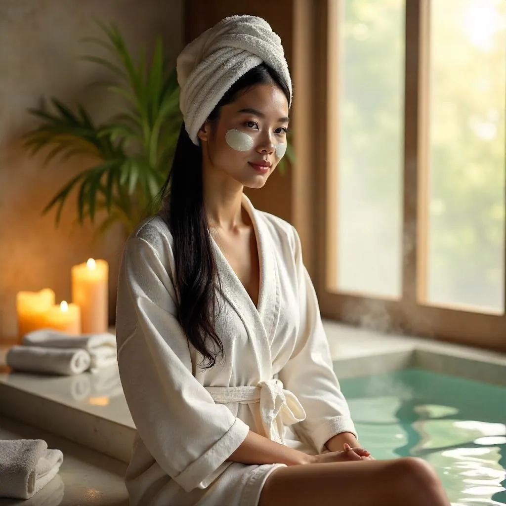 Lux Spa Portrait of a Stylish Asian Woman
