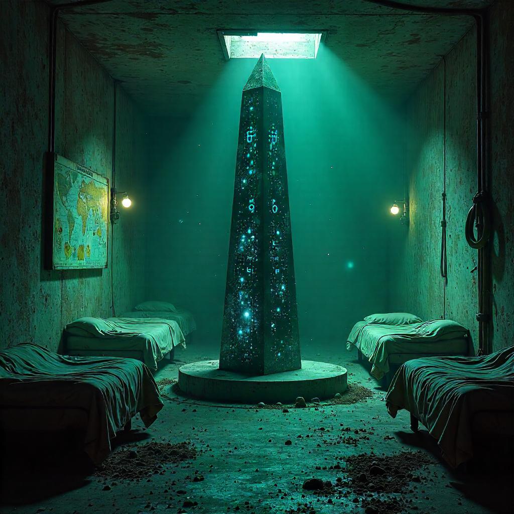 Obelisk of Light in a Bomb Shelter