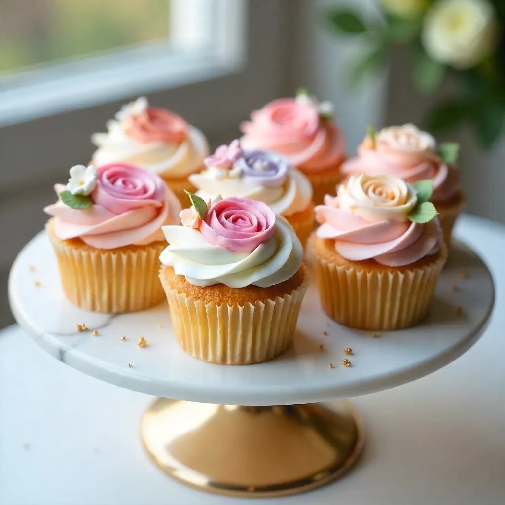 Elegant Floral Cupcakes for Special Occasions