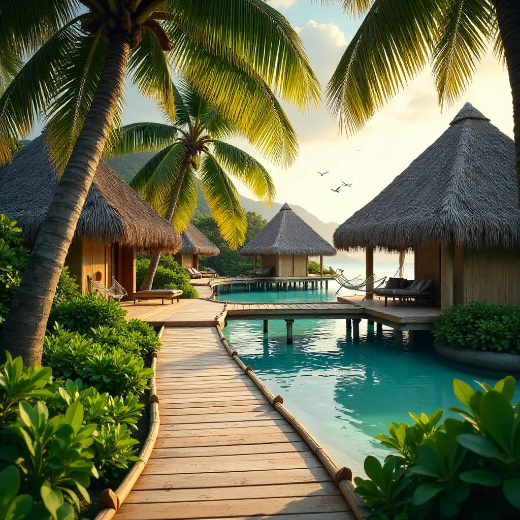 Whispering Palms: A Serene Tropical Retreat
