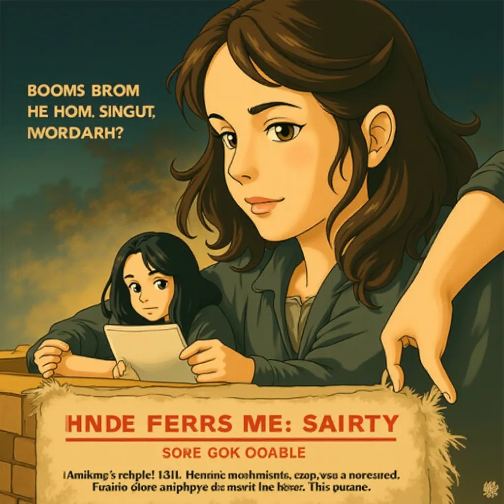 Lubna Azabal in Incendies (2010) - Anime style