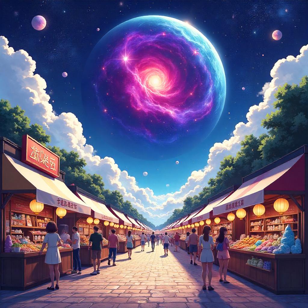 Nebula Market: Anime Marketplace in the Sky