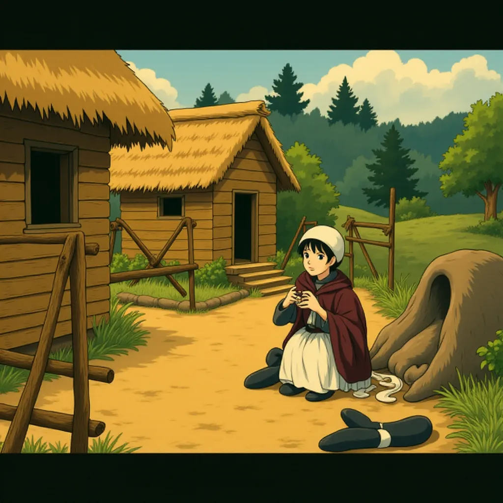 Kate Dickie in The Witch (2015) - Anime style