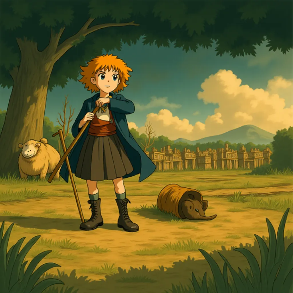 Johnny Depp and Frank Welker in Alice in Wonderland (2010) - Anime style