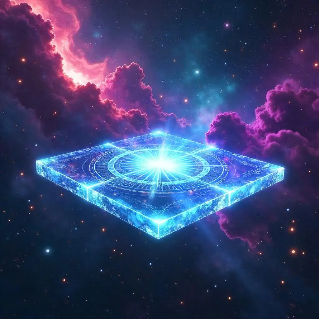Holographic Nebula Concept Art