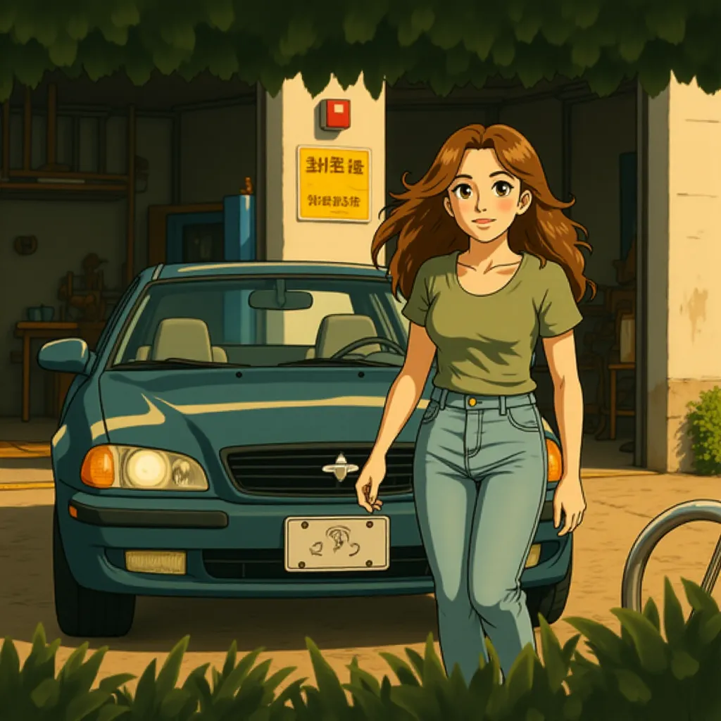 Jennifer Lawrence in No Hard Feelings (2023) - Anime style
