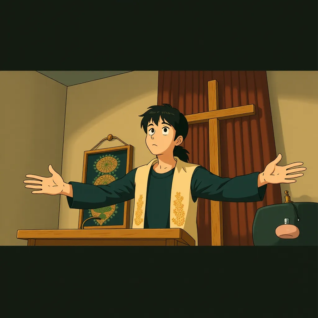 Nicco Del Rio in The Monkey (2025) - Ghibli style
