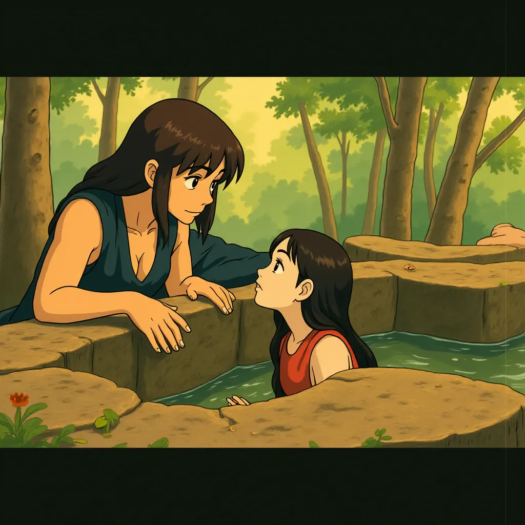 Astrid Bergès-Frisbey and Sam Claflin in Pirates of the Caribbean: On Stranger Tides (2011) - Anime style