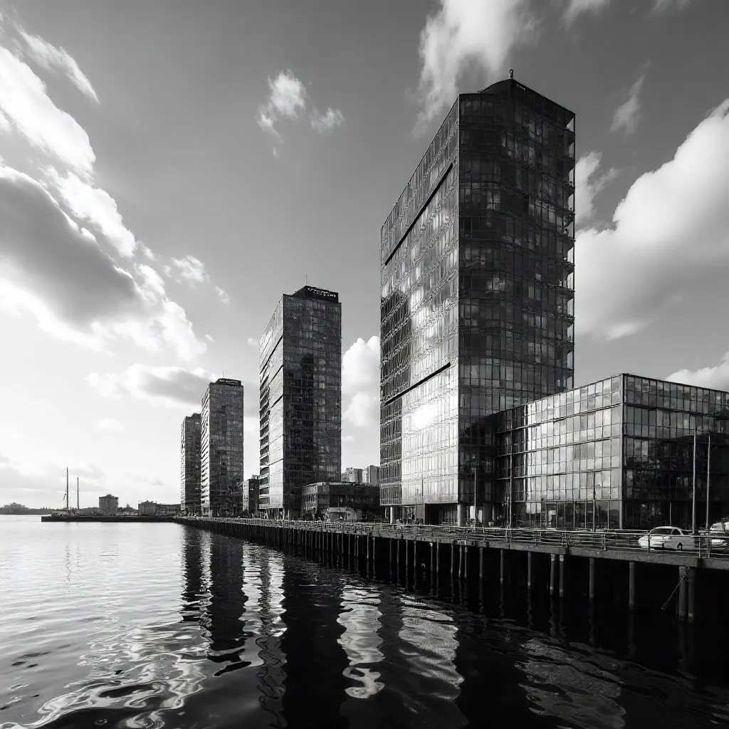 Monochrome Malmö: Sleek Glass Architecture