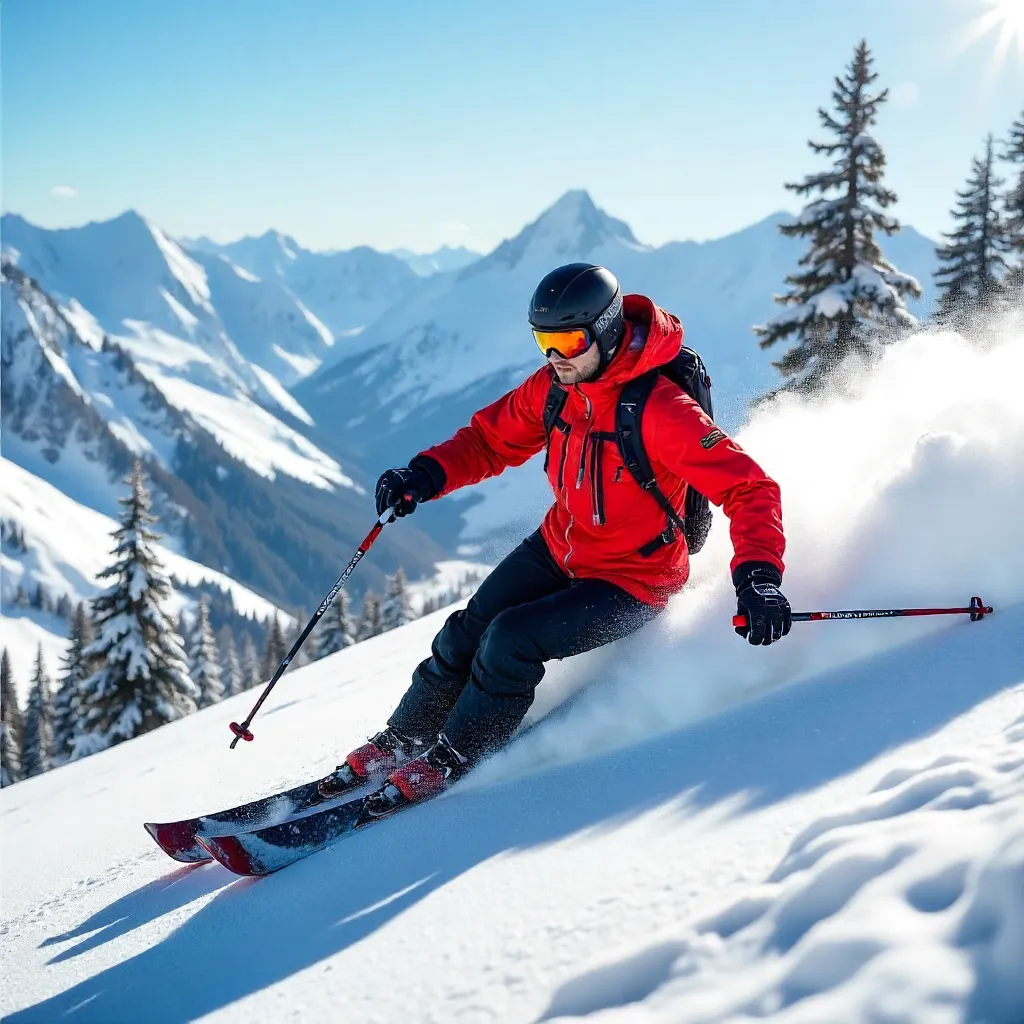 Skiing and Exploring Pristine Alpine Peaks