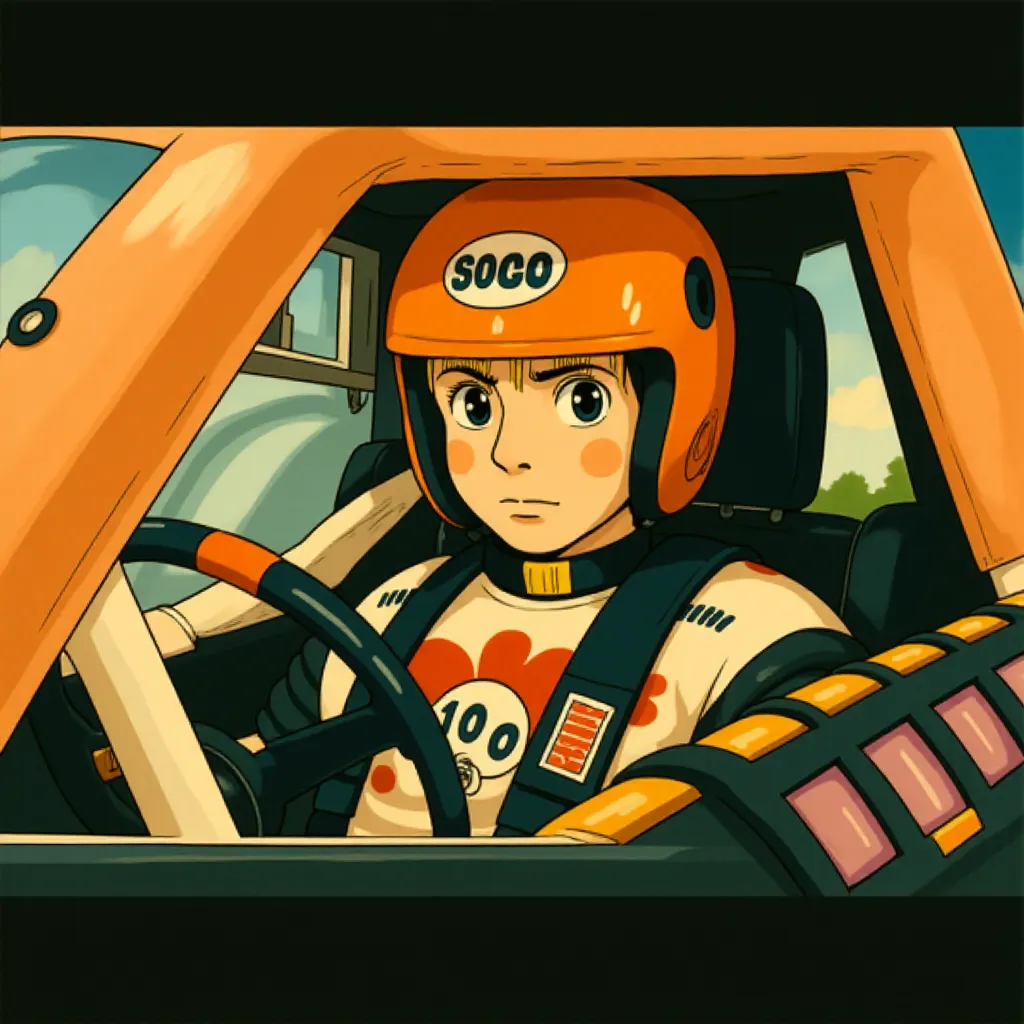 Will Ferrell in Talladega Nights: The Ballad of Ricky Bobby (2006) - Anime style