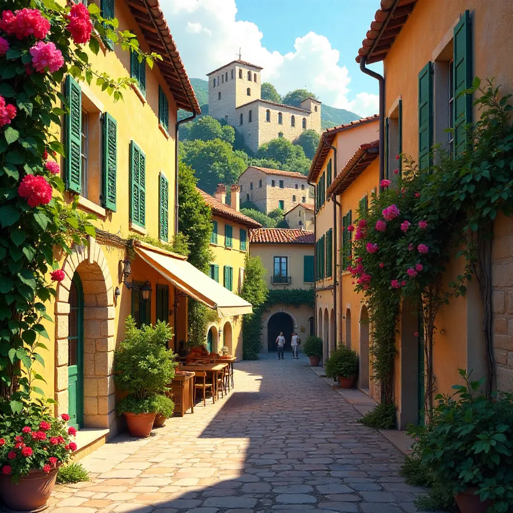Vence Streets: Historic Architecture and Sunlit Charm