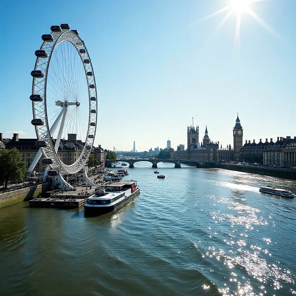 Stunning London Eye Vista over the Thames