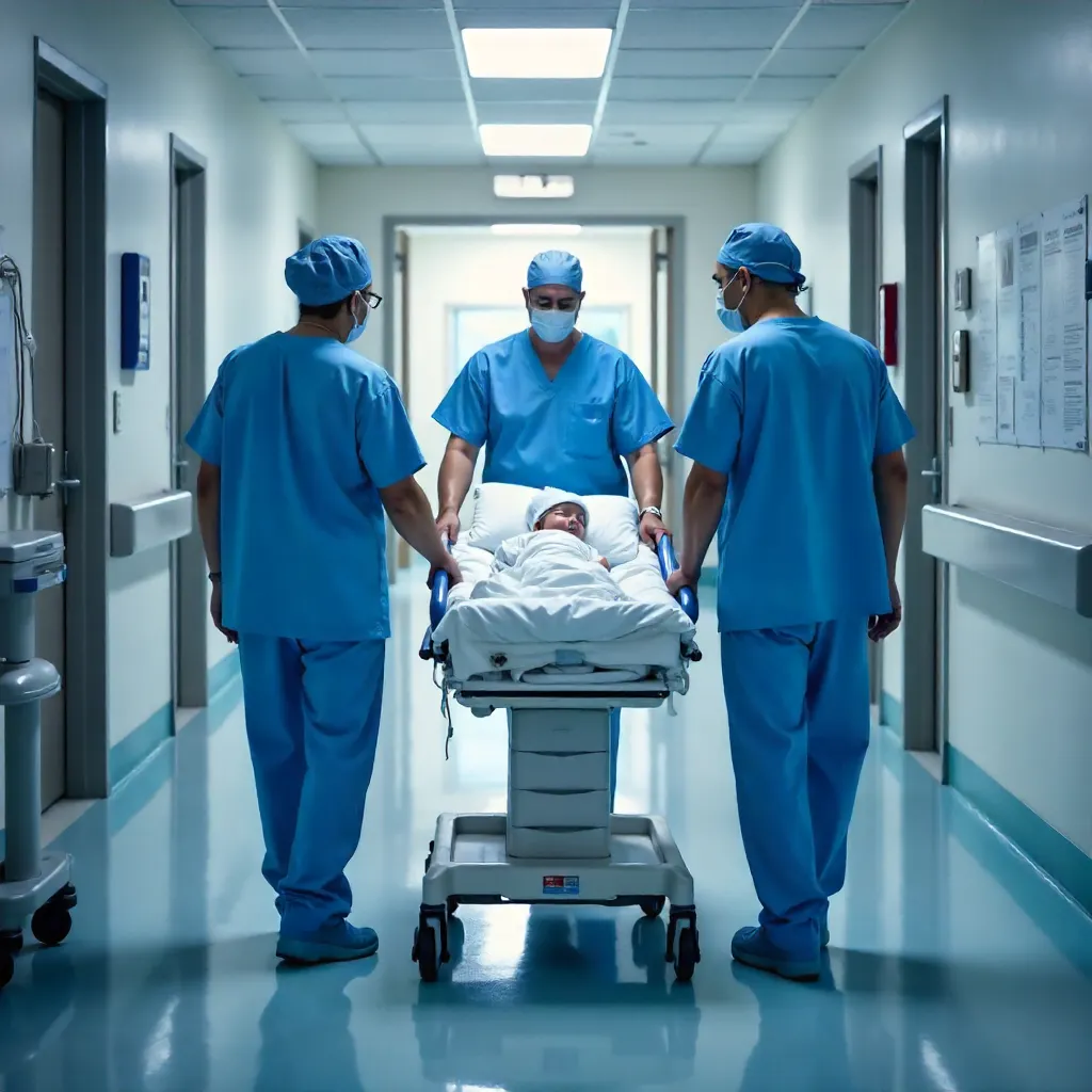 Neonatal Transport Through a Hospital Corridor