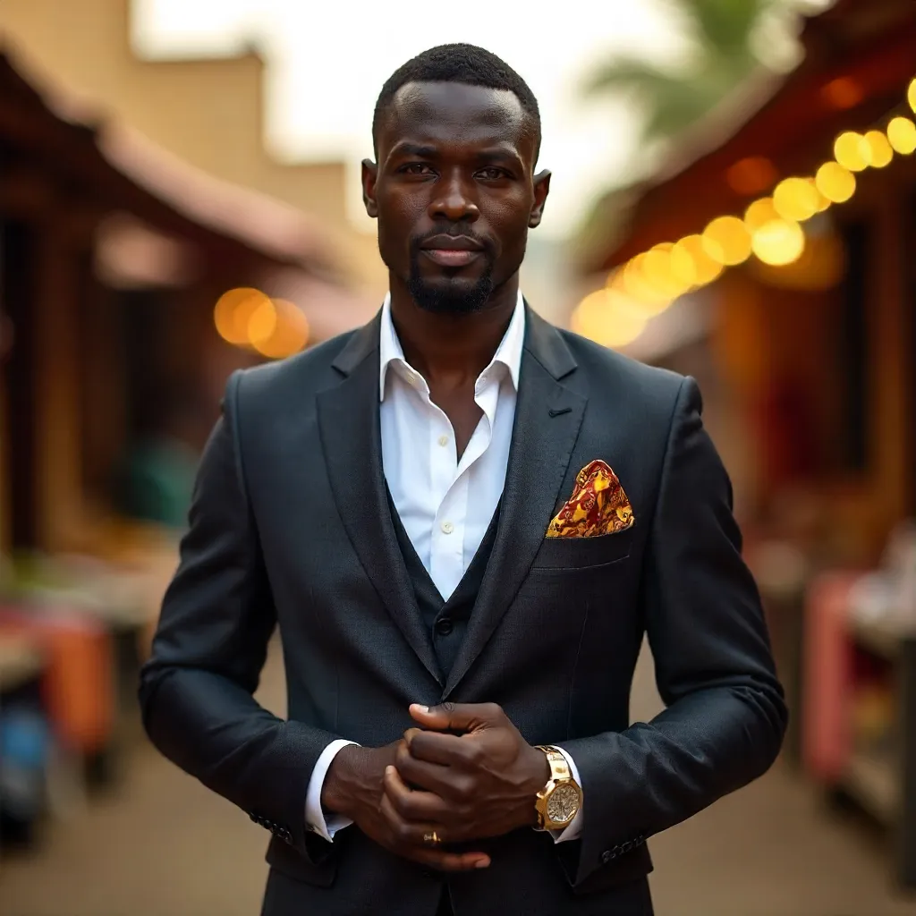 Elegant Kumasi Portrait: Modern Style, Timeless Flair