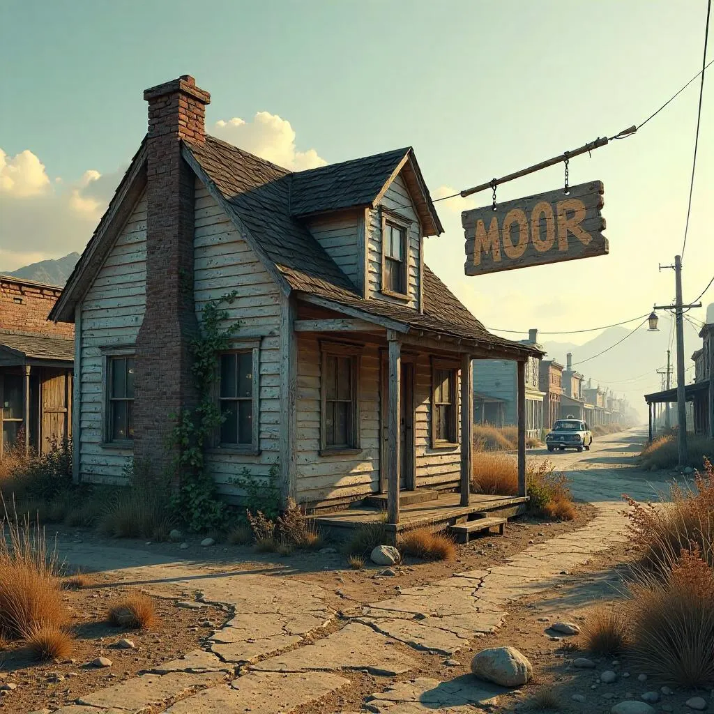 Photorealistic Cottage in a Ghost Town