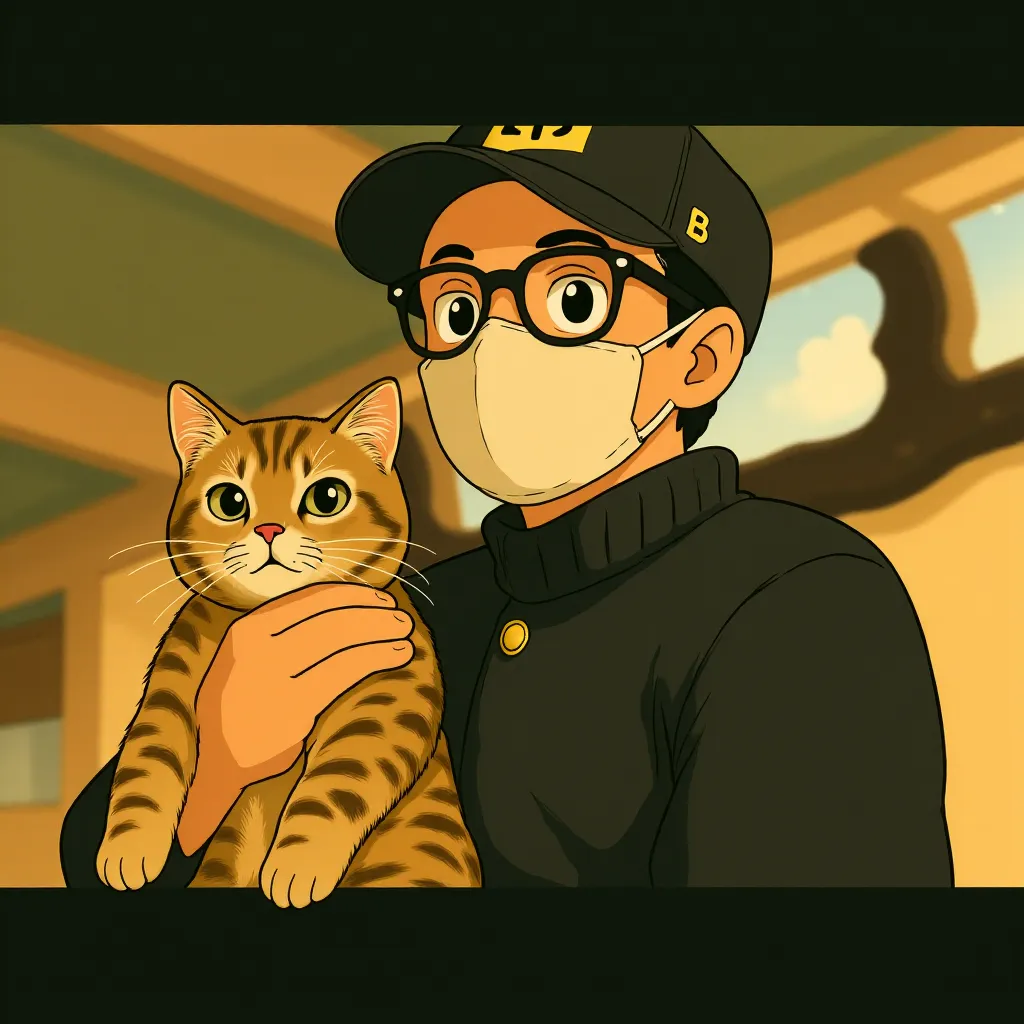 Matthew Vaughn and Chip in Argylle (2024) - Anime style