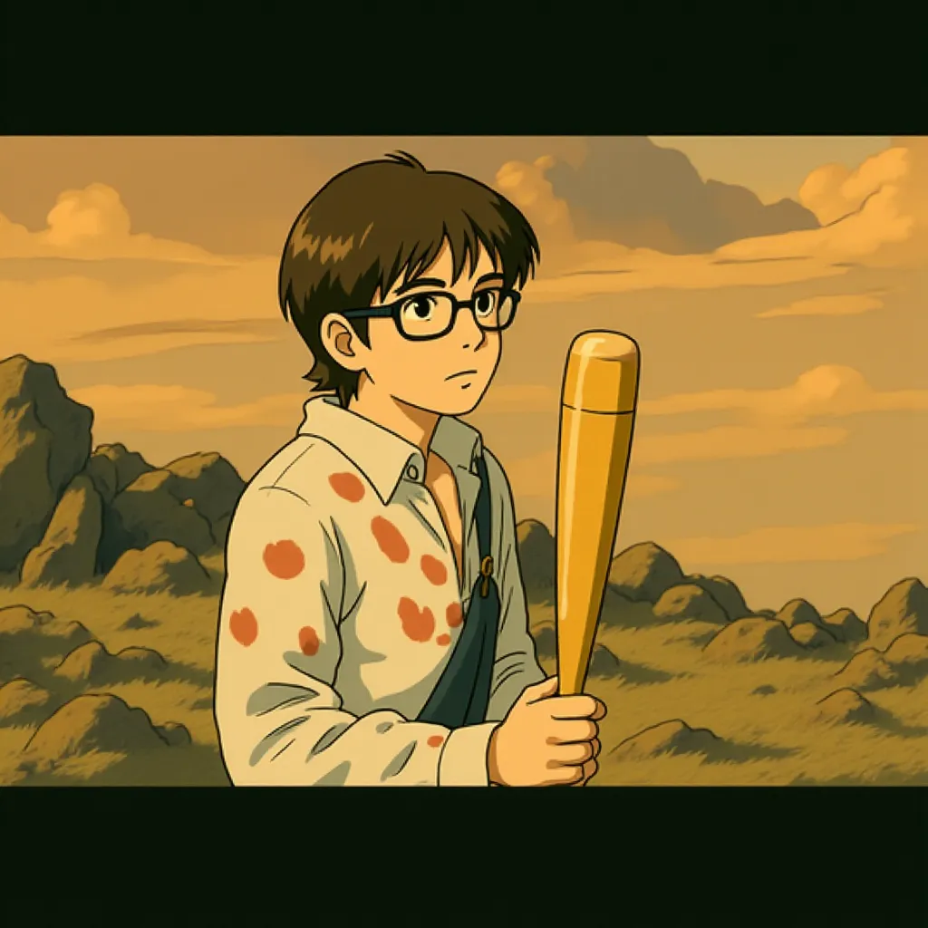 Aaron Stanford in The Hills Have Eyes (2006) - Anime style