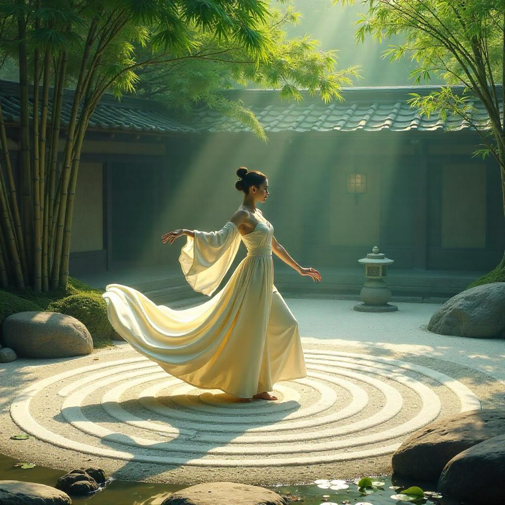 Dancer in a Zen Garden: Concept Art