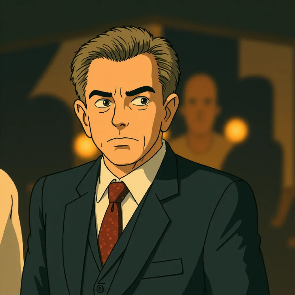 Robert De Niro in The Irishman (2019) - Anime style
