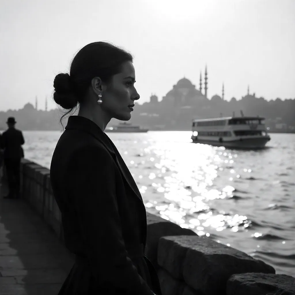 Elegance on the Bosphorus: A Monochrome Mystery