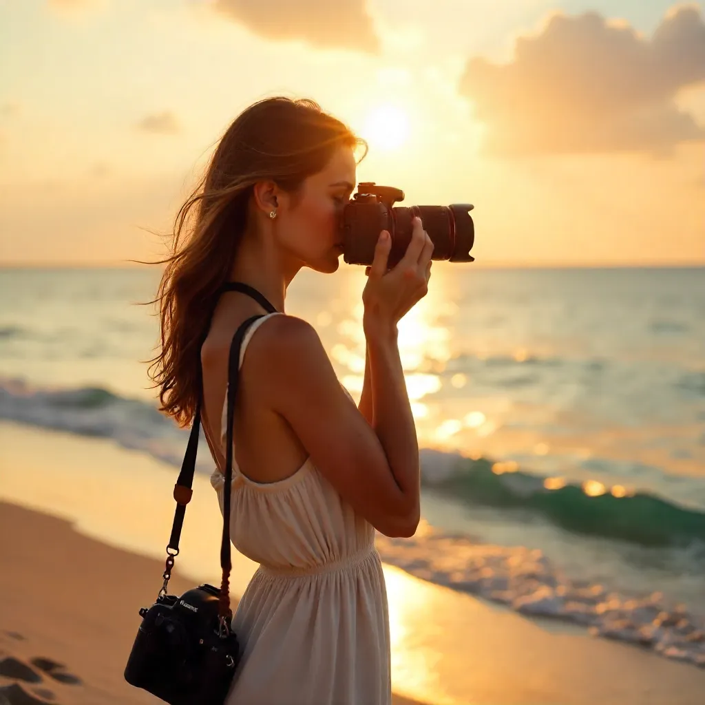 Sunset Beach Photographer in Golden Hour