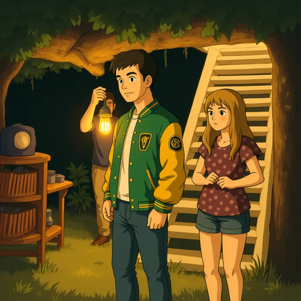 Anna Hutchison, Fran Kranz, and Chris Hemsworth in The Cabin in the Woods (2011) - Anime style