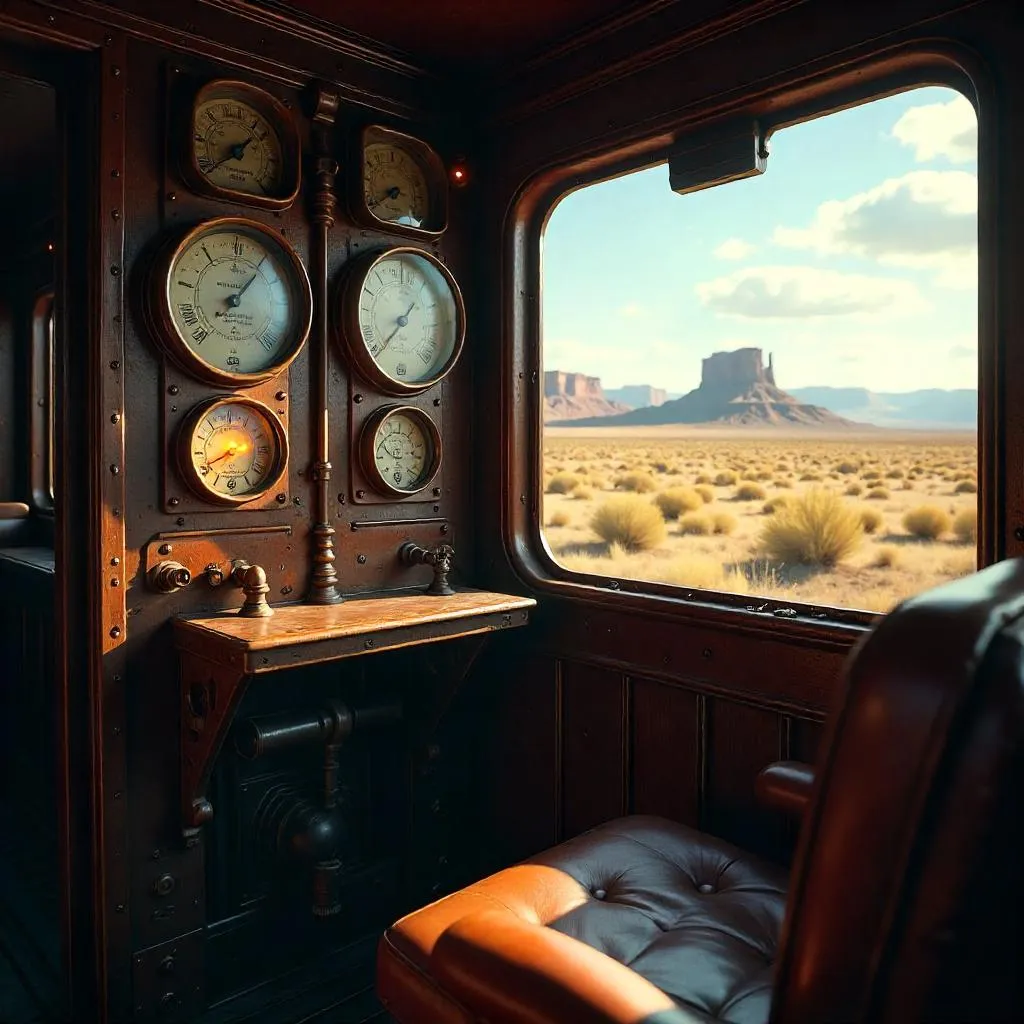 Plateau Vista from a Steam Engine Cab