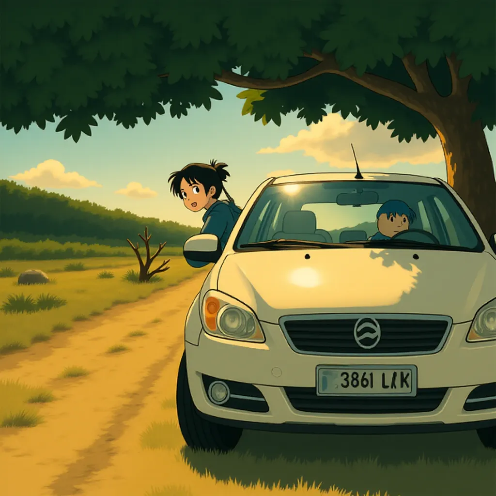 Ryan Reynolds and Hugh Jackman in Deadpool & Wolverine (2024) - Ghibli style